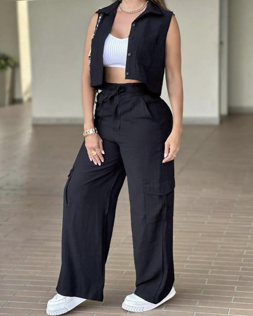 🤩NUEVO CONJUNTO CARGO LUXE + TOP🤩
