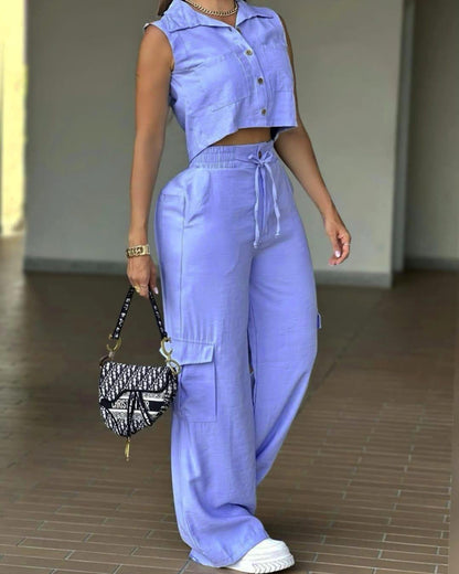 🤩NUEVO CONJUNTO CARGO LUXE + TOP🤩