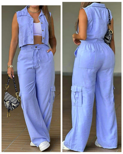🤩NUEVO CONJUNTO CARGO LUXE + TOP🤩